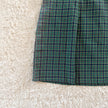 2000's woodland plaid skirt