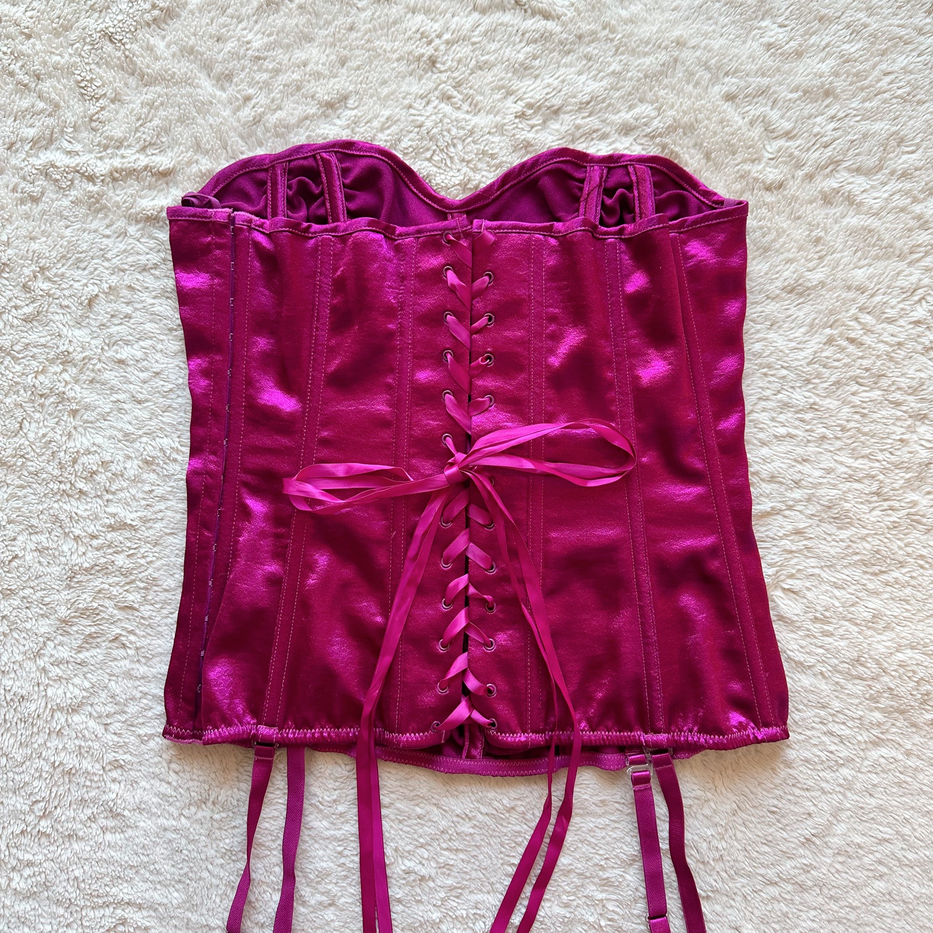 2000's regal raspberry corset