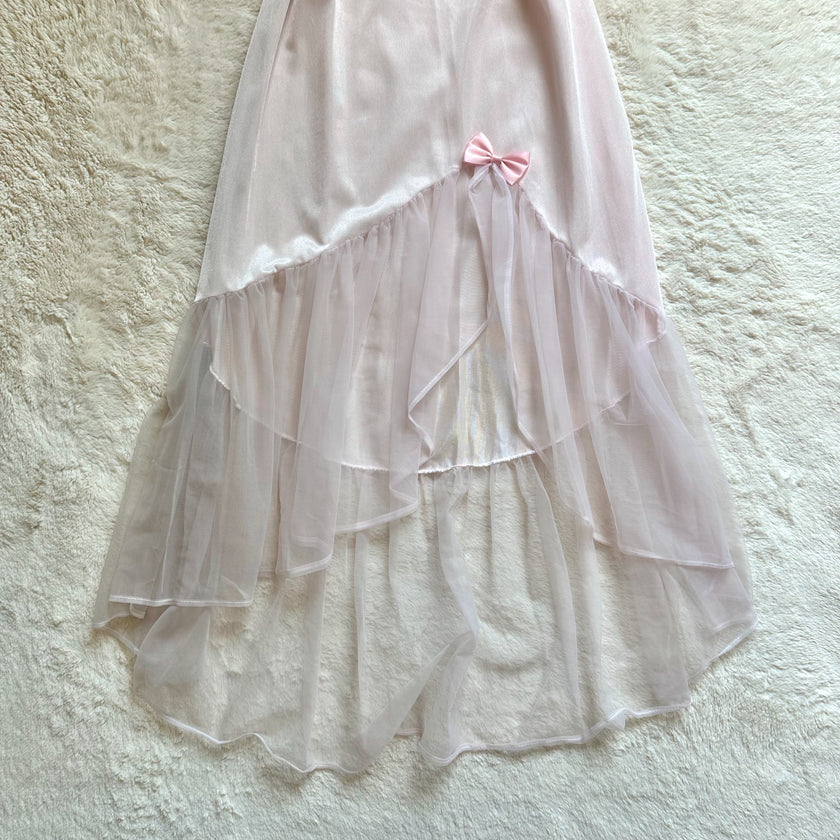 1980's ballerina dream slip dress