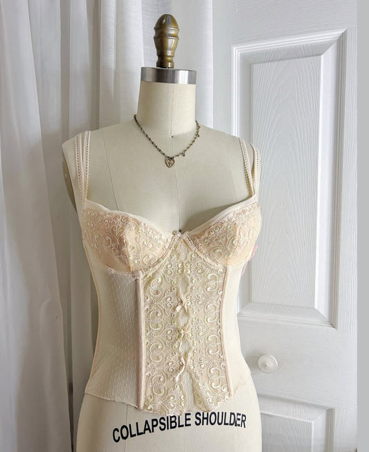 2000's powdered princess corset