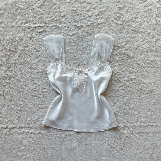 1990's pearly princess camisole