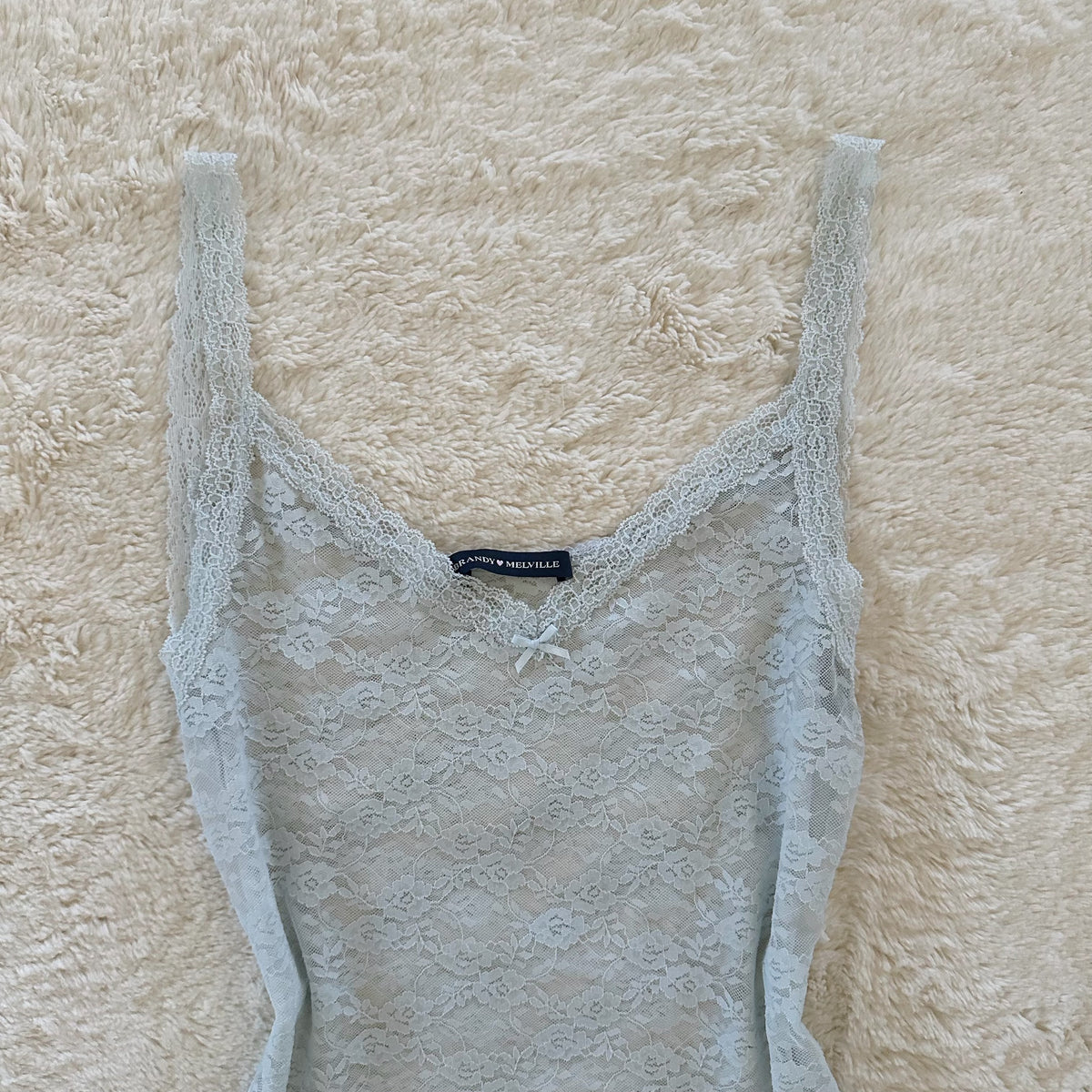 brandy melville pale blue camisole