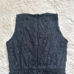 2000's noir lace asymmetrical dress