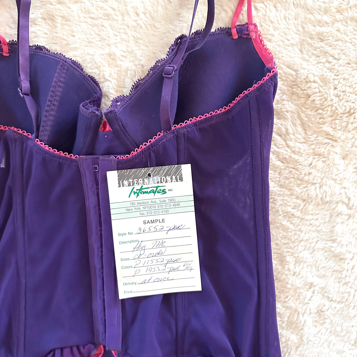 2000's sugarplum bustier set