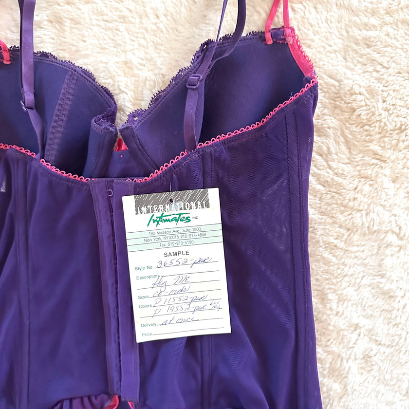 2000's sugarplum bustier set