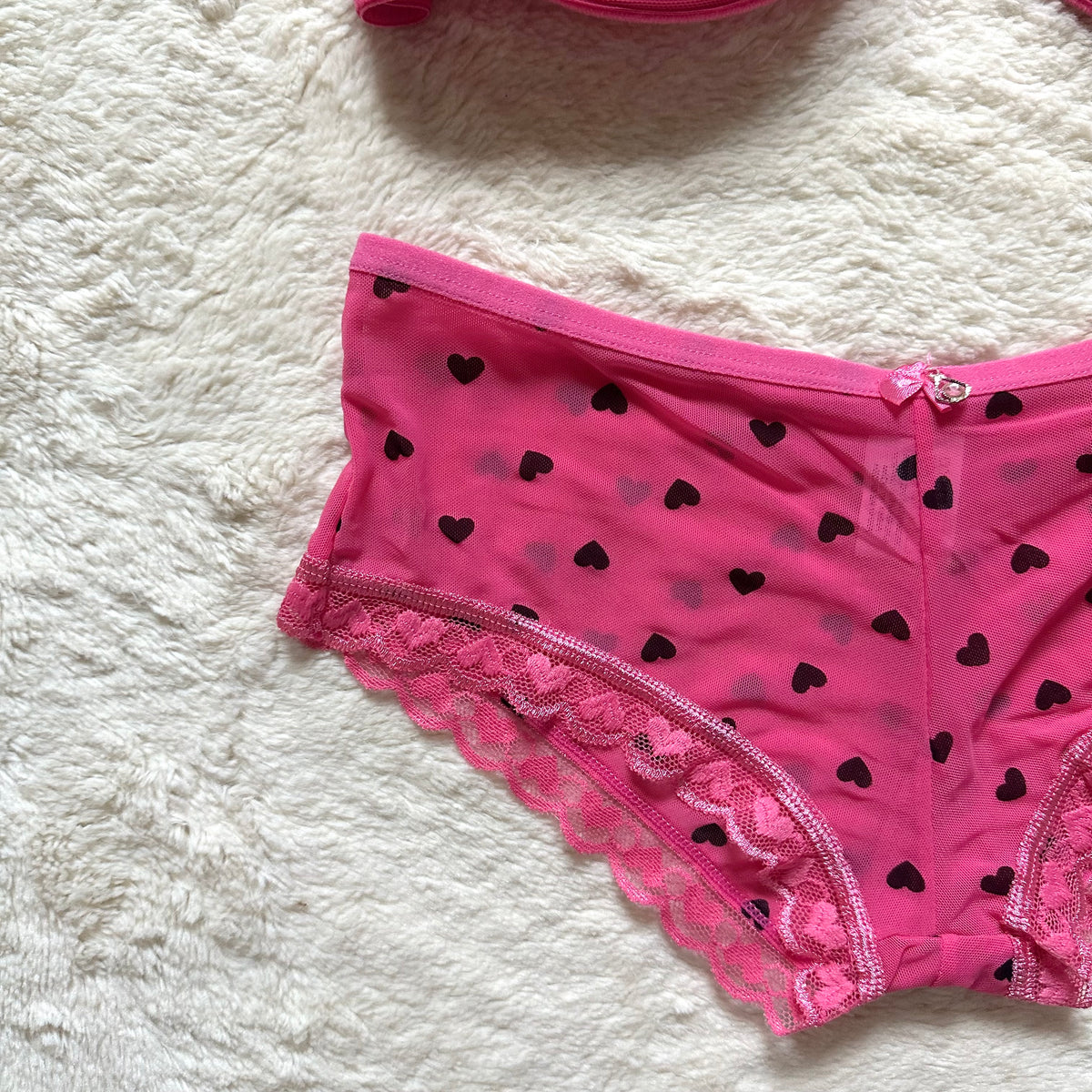 2000's heartbreaker bra + panty set