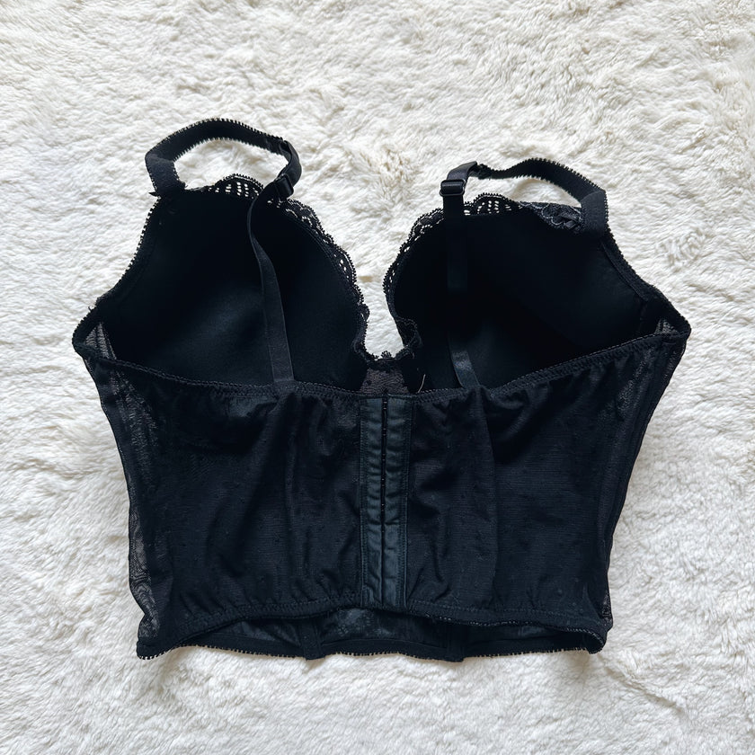 2000's midnight ash corset