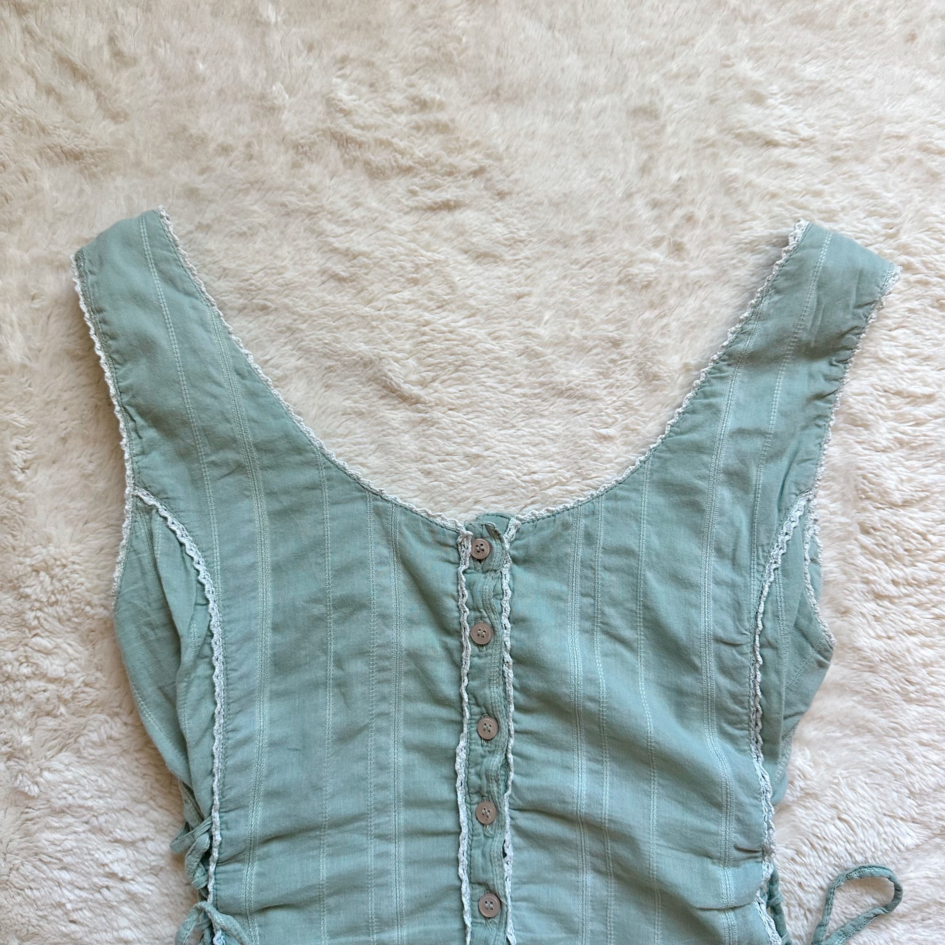 sage meadow lace top