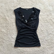 2000's sequin night top