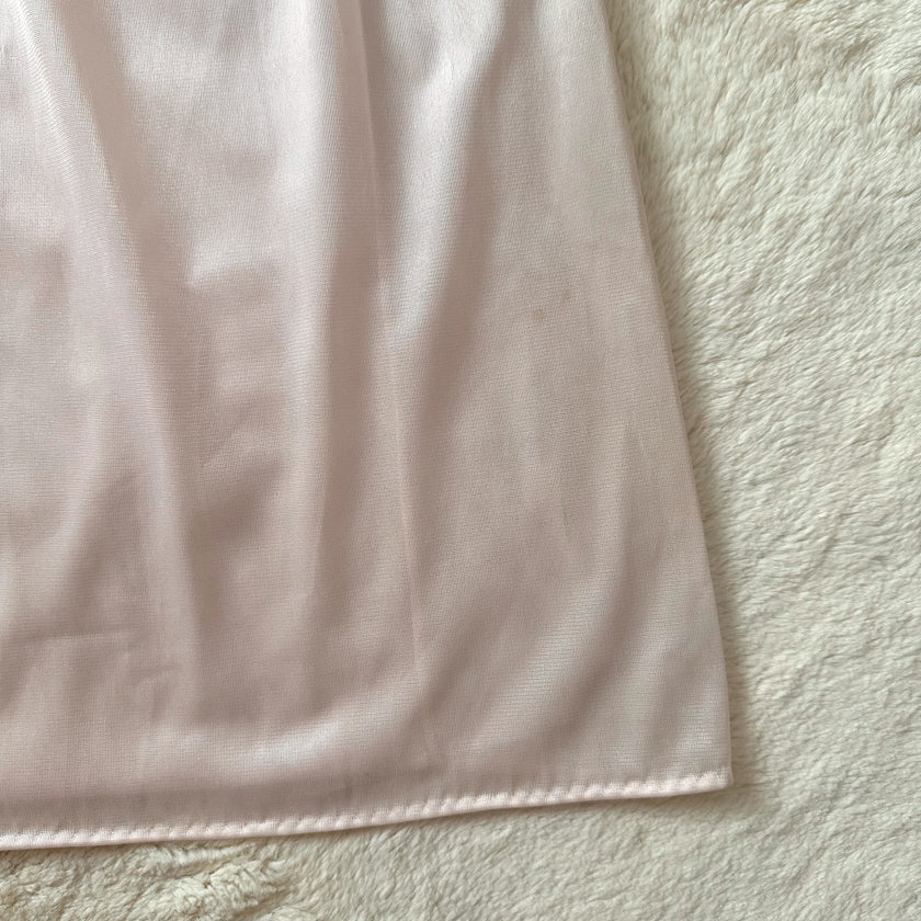 1980's pale swan slip dress