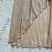 1990's golden champagne gown