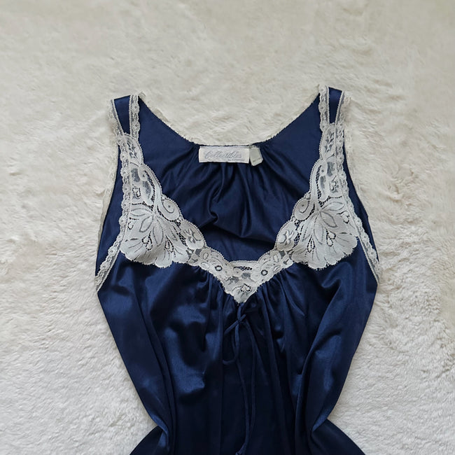 1990's evening petal slip dress