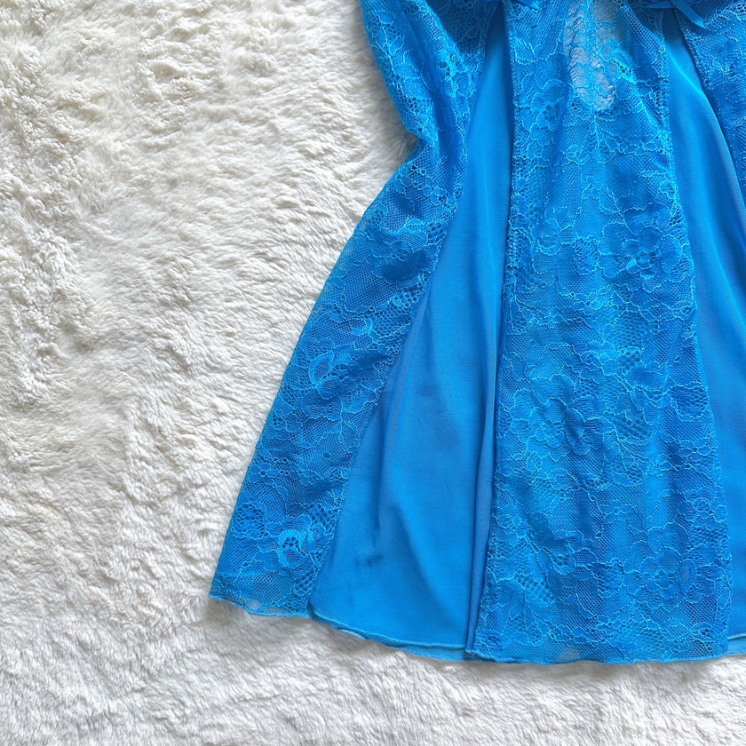 2000's bright skies slip dress