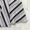 2000's striped mini skirt