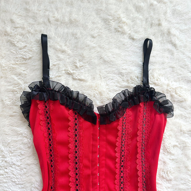 2000's ladybug corset