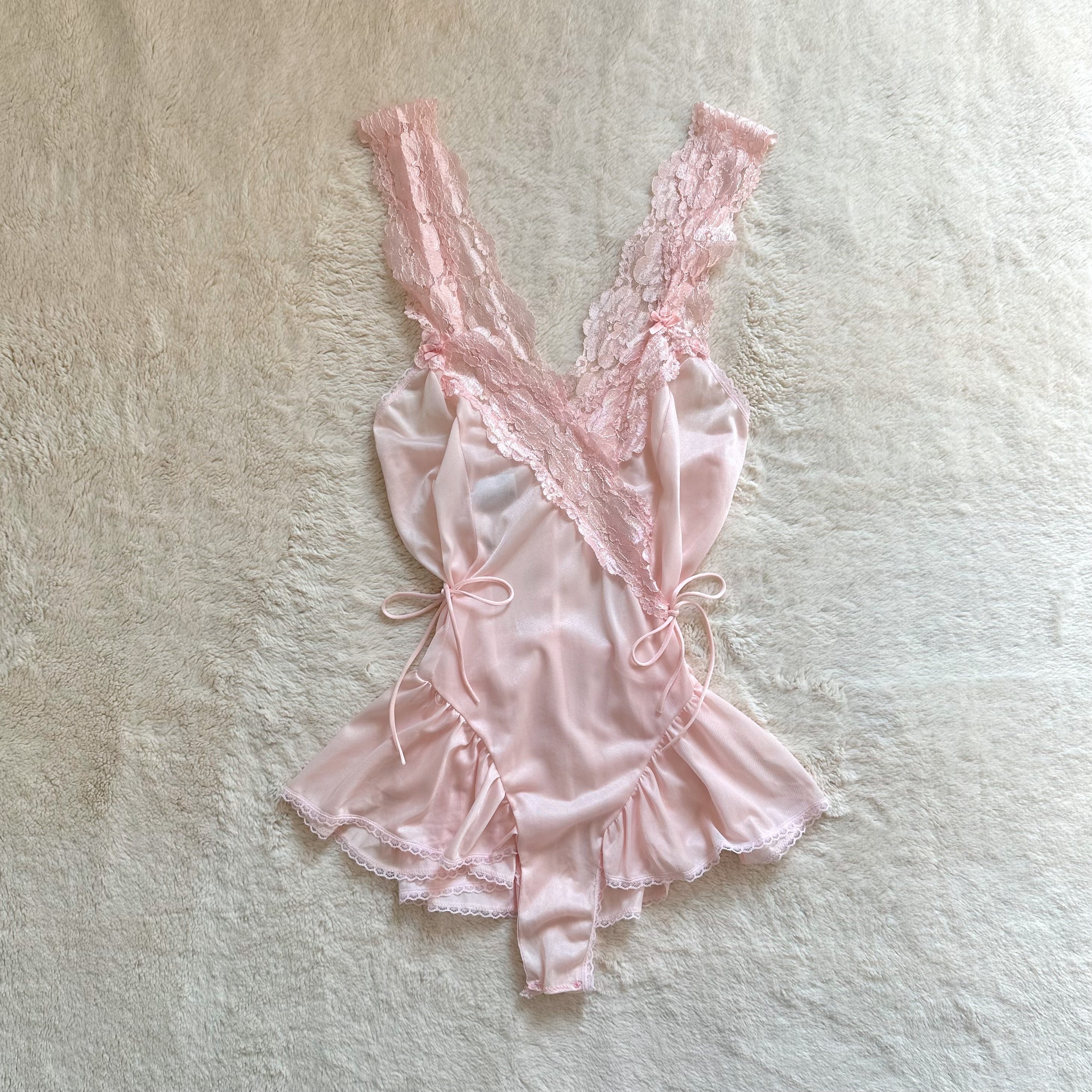 1990's ballet slipper playsuit