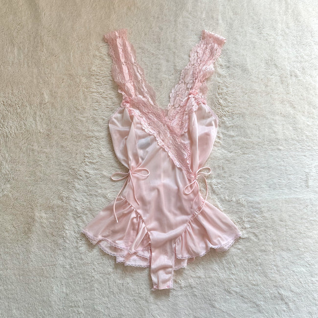 1990's ballet slipper playsuit