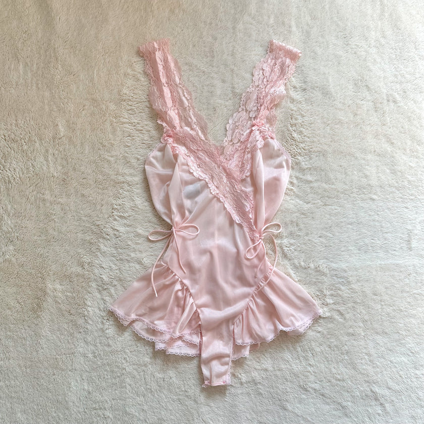 1990's ballet slipper playsuit