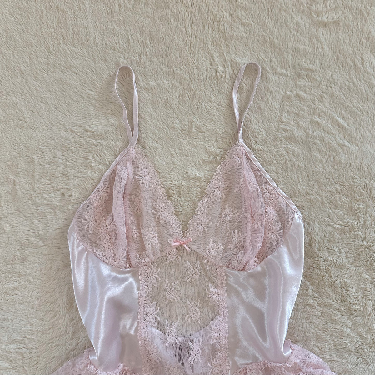 1990's pearly pink teddy