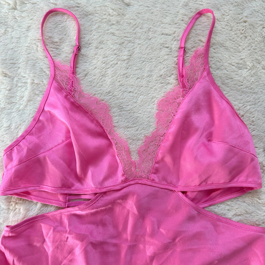 2019 barbie cutout slip dress