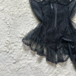 1980's lace noir 3 piece set