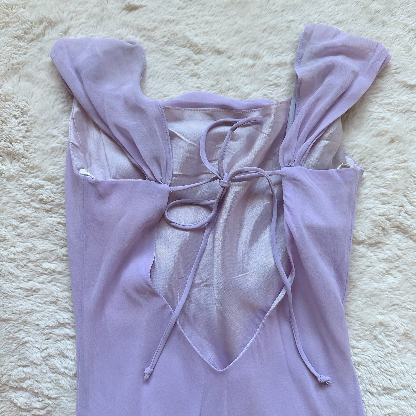 1990's lilac whimsy gown
