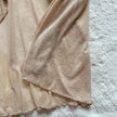 1990's golden champagne gown