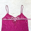 1990's fuchsia dream slip dress