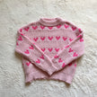 major label group heart sweater