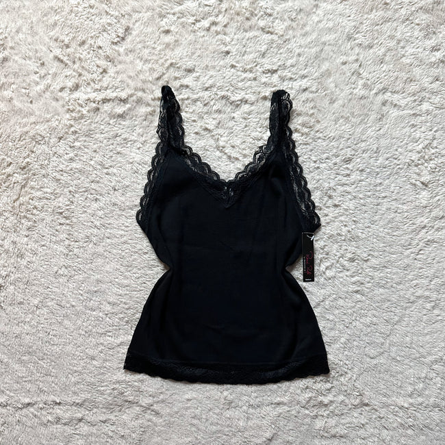 2000's midnight lace camisole