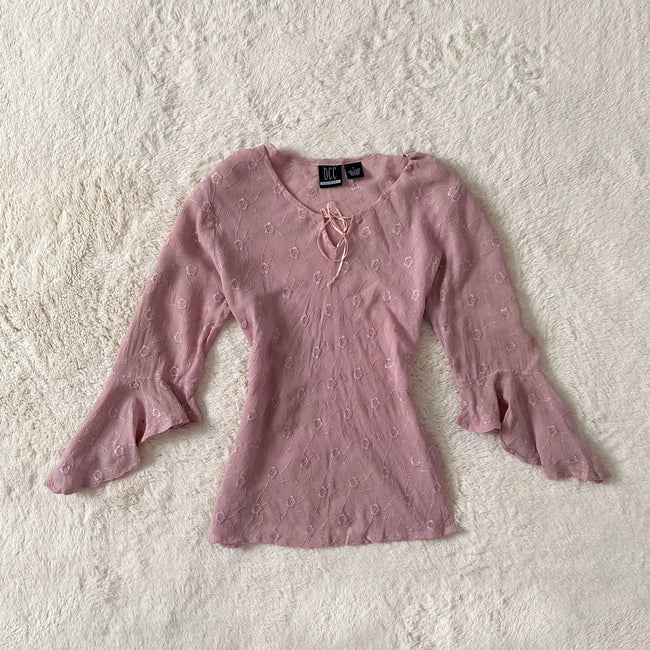 1990's rose hour fairy top