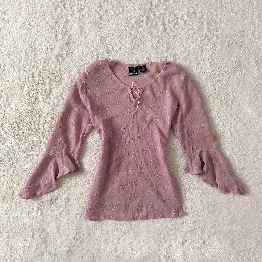 1990's rose hour fairy top