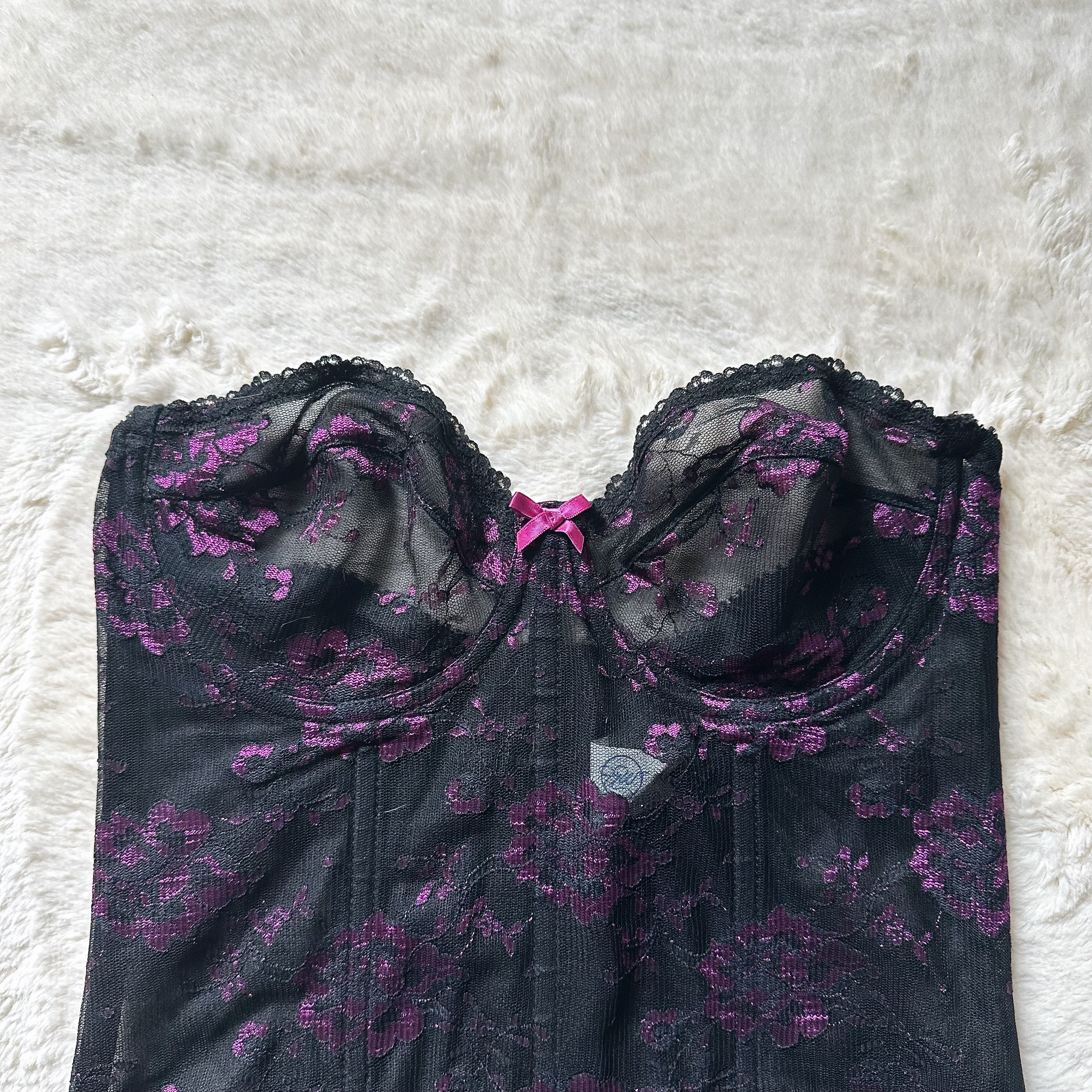 1990's gothic princess lace corset