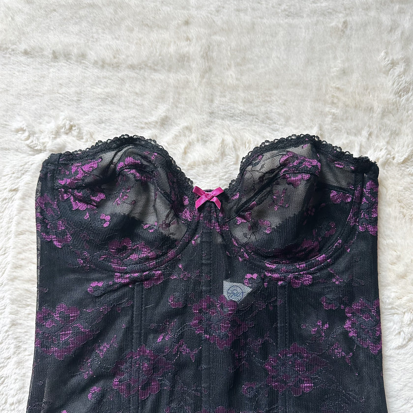 1990's gothic princess lace corset
