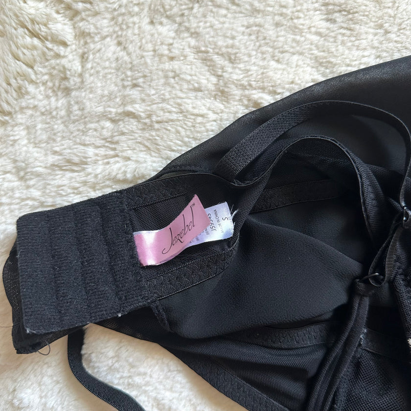 2000's midnight garden slip dress