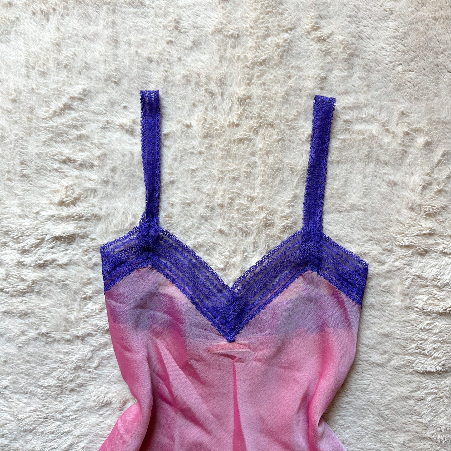 2000's persian pink + purple cami set