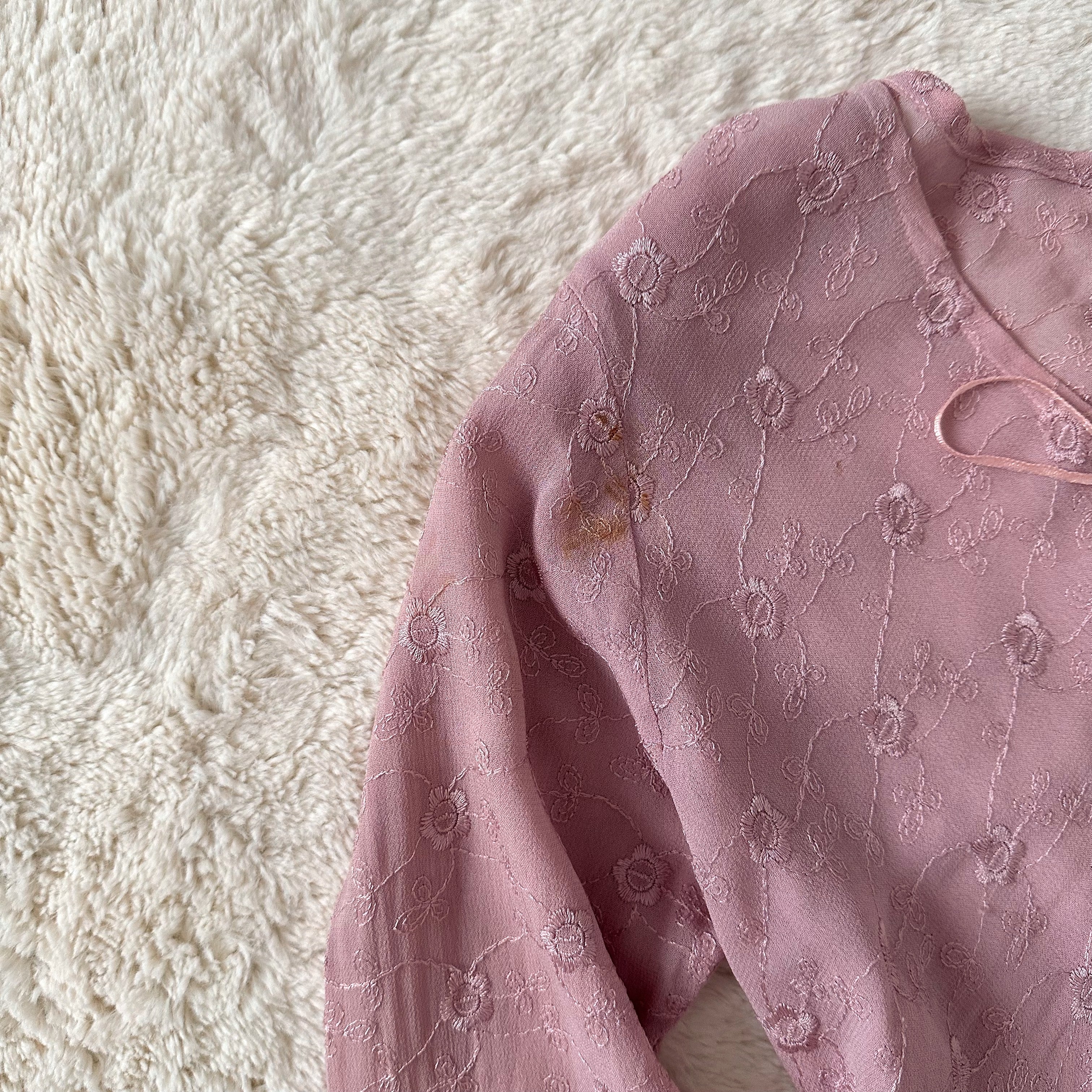 1990's rose hour fairy top