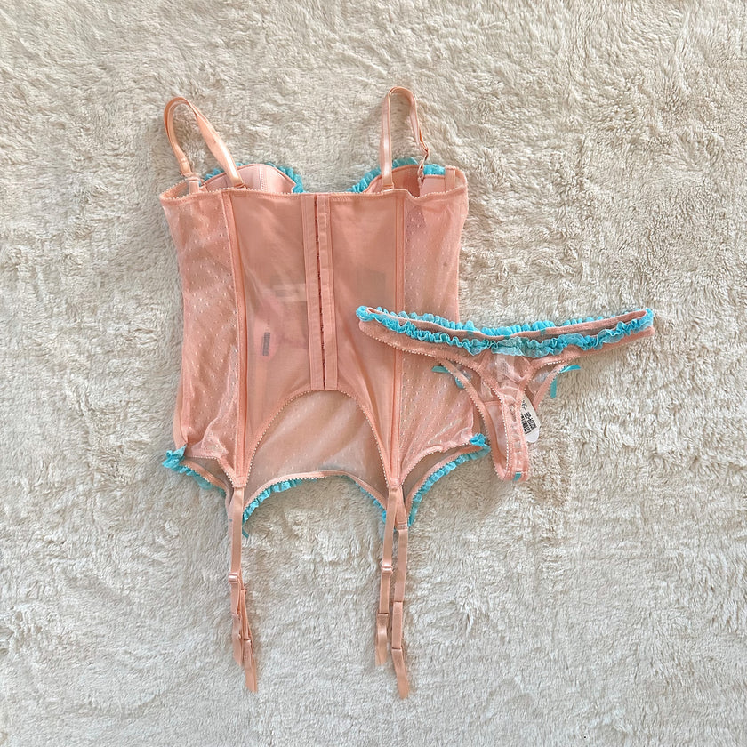 2000's sweet sherbet bustier set