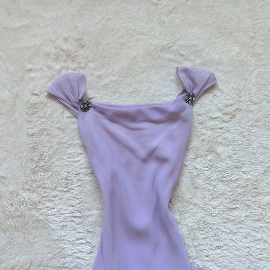 1990's lilac whimsy gown