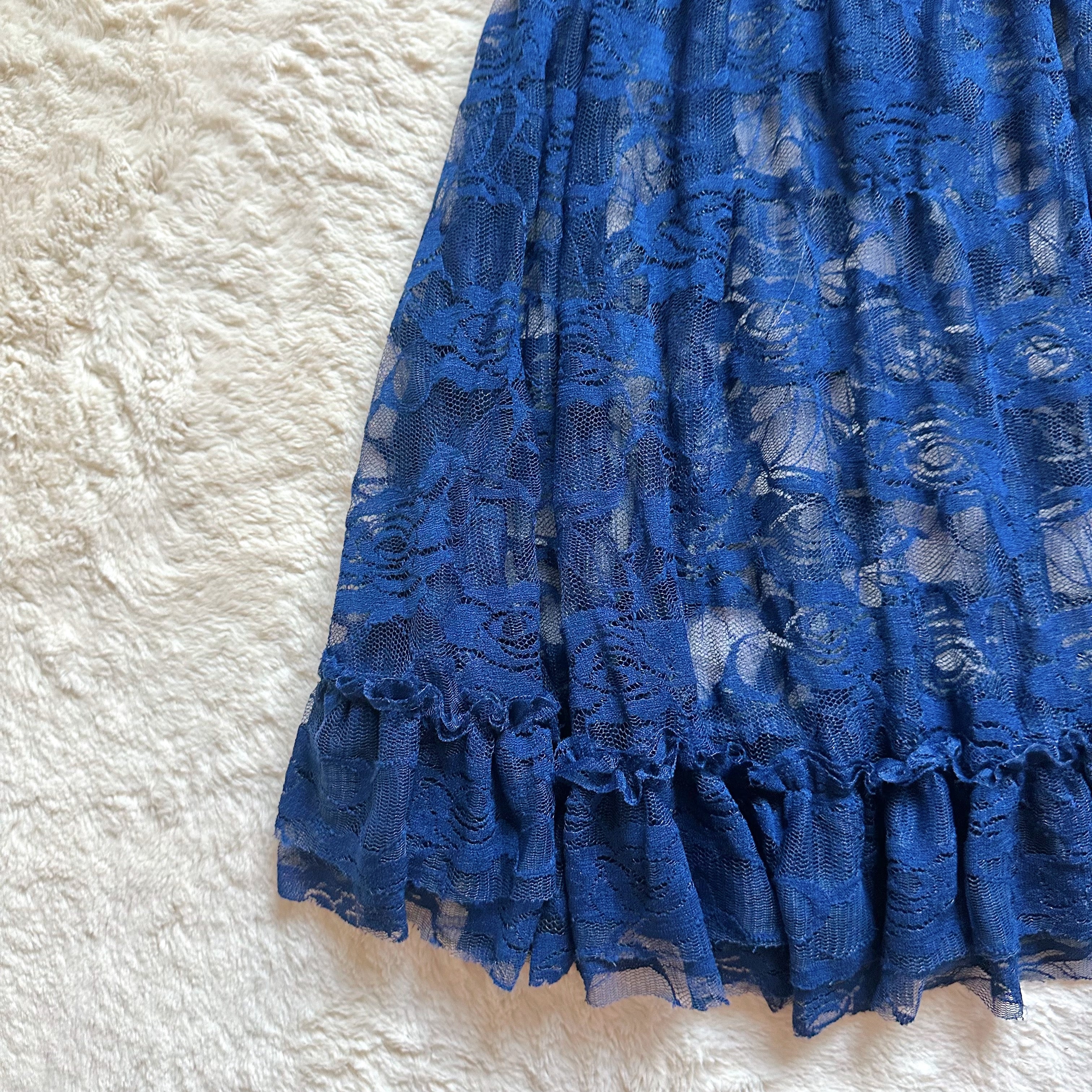 2000's moonlit lace dress