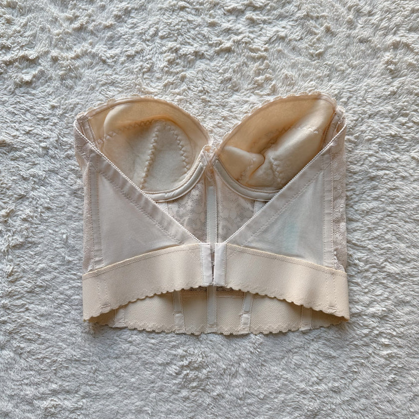 1980's sweet cream corset