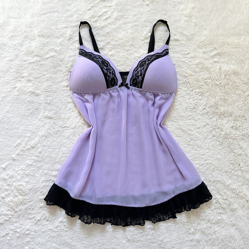2000's lilac whimsy babydoll