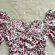 rosebud puff sleeve mini