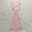 1980's blush whisper slip dress