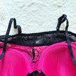 2000's raspberry lace camisole