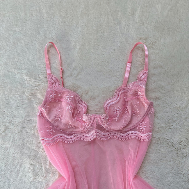 2000's gumdrop babydoll + thong set