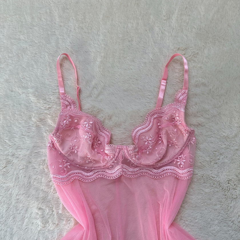 2000's gumdrop babydoll + thong set