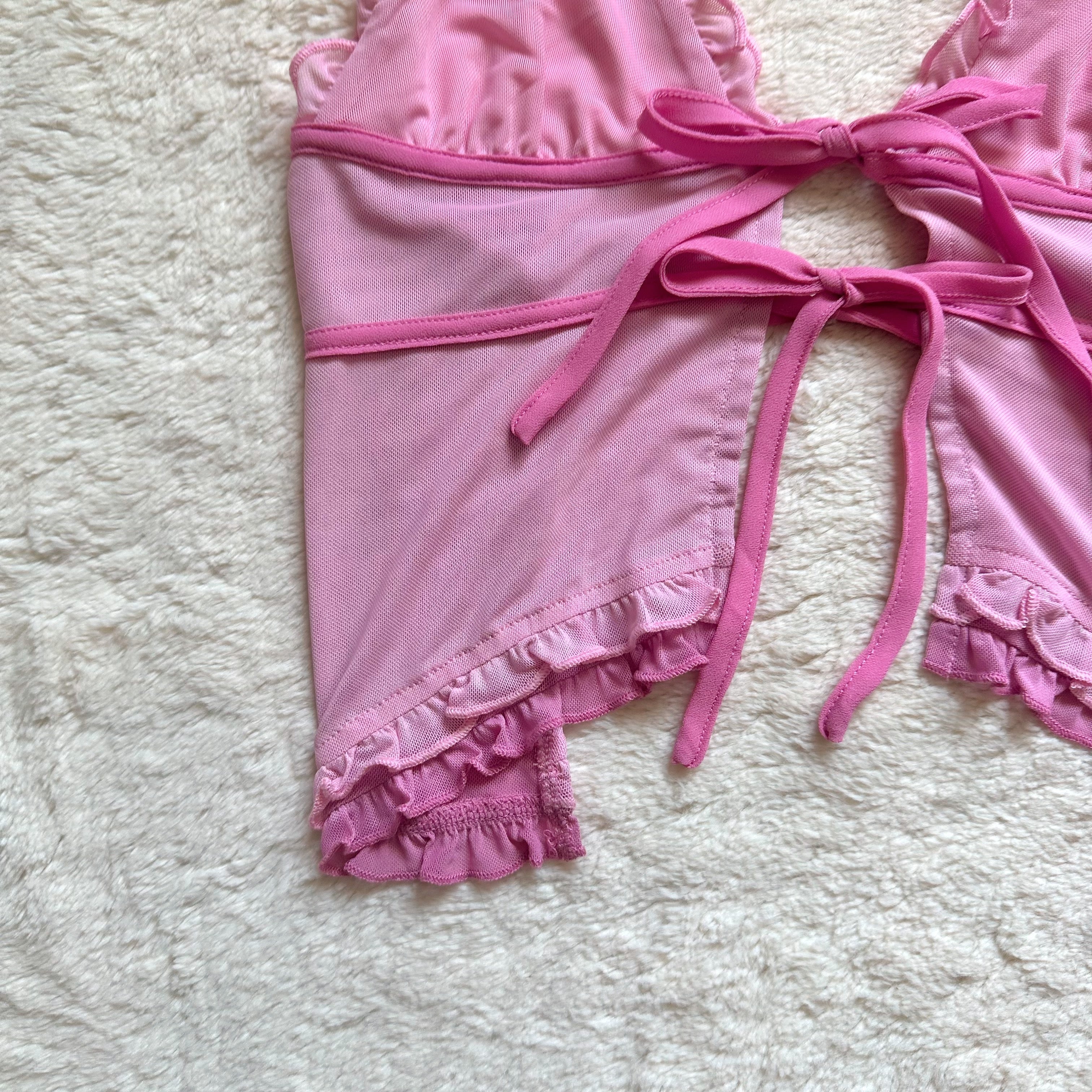 i.am.gia pink marlai crop
