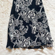 2000's ivory filigree dress
