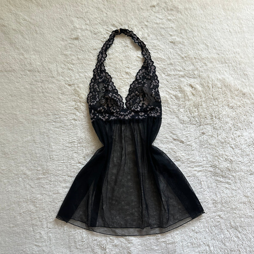 2017 ink spell halter slip dress